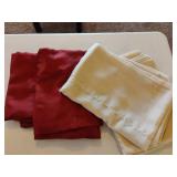 Curtains.  Sheer Curtains.  2 of each color