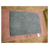 Hamper with Rugs.  Hamper is 26 x 21 x 12