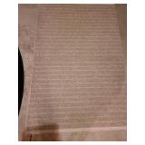 Rubber backed beige rug, 60x40