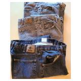 3 pair mens Wrangler jeans, 36X30.