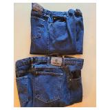 2 pair mens Wrangler jeans, 36X30