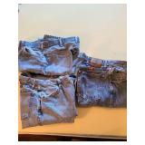 3 pair of mens jeans 36x32 and 38x30