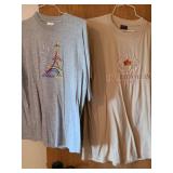 Mens shirts, L and XL