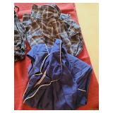 Mens pajama tops, bottoms, robe