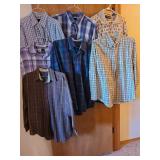 Mens shirts, size L
