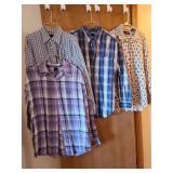 Mens shirts, size L