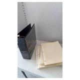 3 ring binder with photo album pages new
