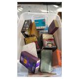 Sand paper and screws