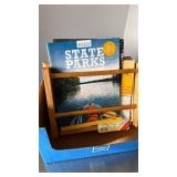 Hanging recipe holder or magazine rack 11x14