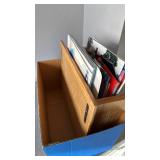 Hanging recipe holder or magazine rack 11x14