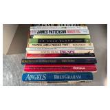 Hardback and paperback books including James Patterson and Mary Trump