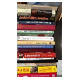 Hardback and paperbacks books including Kackie Collinâs and Diana