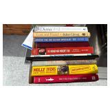 Hardback and paperbacks books including Kackie Collinâs and Diana