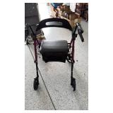 Homland Rollator with locking brakes and seat like new