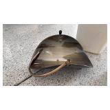 2 Sterilite trash cans and fireplace log holder (needs screw attached)