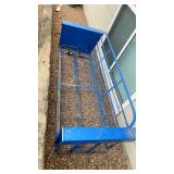 Outdoor metal glider 73in