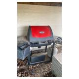 CharBroil gas grill with tank - under deck