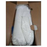 Serta Goose Feather Down Fiber Cotton Comforter Queen Size - 100% Cotton Duvet Insert - Hotel Luxury Hypoallergenic Bedding Comforter All Season Medium Warmth 90 x 90 Inch White