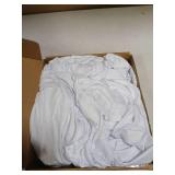 Fomcet 7.2FT Round Backdrop Cover White Round Arch Covers Circle Arch Backdrop Cover for Wedding Ceremony Birthday Party Baby Shower Decoration