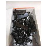 HUHOLE Gridwall Hooks 2 Inch, 50PC Display Hooks for Grid Wall, Hook for Grid Wall Panel, Black