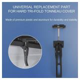 DICMIC Truck Tonneau Cover Replacement and Accessories Part Kit for Hard Tri-fold & Quad-fold Truck Bed Cover Include Nut, T-Bolt and Tonneau Cover Clamp, 2X Rear Clamp