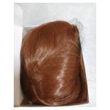 morvally Long Brown Braided Cosplay Wig for Women with Necklace Pigtails Synthetic Hair Wigs for Princess Costume Halloween Party Adult Size (Adult)