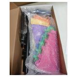 QWUIU 24 Inch Spinning Prize Wheel, Ajustable Height Spin Doodle Game Spinner, Storable Prize Wheel Spinner with Telescopic Stand, Wheel of Fortune Game