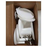 JUMRIM 12 Pack Adjustable Doll Stand Compatible with 6.8 Inch Dolls, White Plastic Support Holder ( Not Include Dolls)