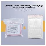 Vabiooth Rounded Edge Microscope Slides Kit, 50 Pcs Pre-Cleaned Blank Microscope Slides and 100 Pcs 22x22mm Square Coverslips Cover Glass for Monocular Binocular Trinocular Microscopes