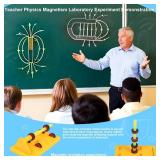 EXBEPE Magnet Kit Physics Science Electromagnet Experiment Set for Education Science Experiment Tools Teacher Classroom Supply