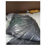 Winter Insulated Window Curtain 47"x63", Oxford Cloth Thermal Insulated Window Cover with Buckles,Heavy Duty Window Insulation Kit Fits Windows up to 46"x62",Black