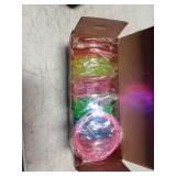 Mikulala 24Pcs Glow in the Dark Party Supplies for Kids/Adults, Flashing Light up Toys LED Bracelets Christmas Glow Sticks, Mardi Gras Party Favors Carnival Birthday Concert Gifts Accessory