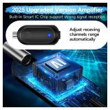 2800+Miles Range TV Antenna,360Â° Reception TV Antenna Indoor with Amplifier Signal Booster Support 4K 8K 1080p All TV