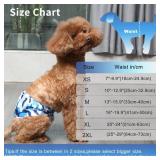 JoyDaog Reusable Dog Belly Bands for Male Dogs Diapers,5 Pack Premium Washable Dog Diapers Male Doggie Nappies Wrap,XXL