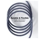 Msaose Braided Thunderbolt 4 Cable 5 FT 2 Pack Compatible, 40Gbps, 240W PD, 8K@60Hz / 4K@144Hz, Dual 4K for Mac mini M4 / M4 Pro, iPhone 17, MacBook Pro/Air, SSD, Docking, eGPU, XPS, USB4