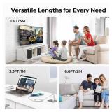 Basesailor for iPhone 17 16 Pro Max Charger Cord,USB to USB C Cable 6.6FT/2Pack,Type C Charging Power Cord for Apple 15 iPad 10 Air 4 5,Samsung Galaxy S25 S24 S23 S22 Plus Ultra,A52 A53 A54,Pixel 9 8