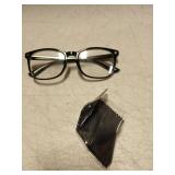 Gaoye Black Blue Light Glasses for Computer & Gaming - Anti UV Ray Lenses, Scratch-Resistant & Comfort Fit