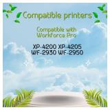 PayForLess Remanufactured for 232XL Ink Cartridges Combo Pack for 232 XL for Epson XP-4200 XP-4205 Workforce WF-2930 WF-2950 Printer 6 Pack 3 Black 1 Cyan 1 Magenta 1 Yellow