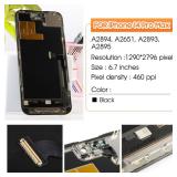Incell Screen for iPhone 14 Pro Max Screen Replacement for 14 Pro Max LCD Screen A2894,A2651,A2893,A2895 3D Touch Display Digitizer Assembly Repair Parts(Black No Frame