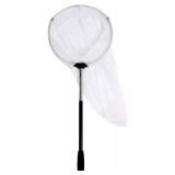 RESTCLOUD Insect and Butterfly Net with 12" Ring, 24" Net Depth, Handle Extends to 59 Inches (10" Ring, 48" Handle)