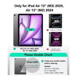ESR 2 Pack Paper-Feel Screen Protectors for iPad Air 13 Inch M3/M2 (7th/6th Generation, 2025/2024), Write and Draw Like on Paper, 9H Tempered Glass, Matte Writing Film with Alignment Frame, Anti-Glare