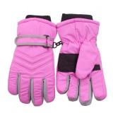 kimmyku Toddler Waterproof Winter Thinsulate Snow Ski Gloves for Kids Childs Boy Girls Light Pink 3 4 5 Years