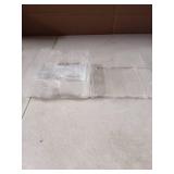 Napkin Holder, 2 PCS Clear Acrylic Guest Towel Holder for Table, Luncheon Napkin Paper Towel Tray, Buffet Napkin Dispenser Cocktail Napkin Caddy for Home Bathroom Kitchen Bar (Square 6.5"+7.5" Set)