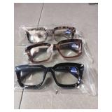 miyya Stylish Reading Glasses for Women, Cheaters Eyeglasses, Oversized Blue Light Readers, Fashion Eye Glasses