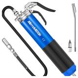Heavy Duty Pistol Grip Grease Gun, 6000 PSI High Pressure with Extra-Long 27