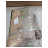 IVICY Faux Linen Car Seat Cover for Cars - Durable & Non-Slip - Front Car Seat Protector Covers for Most Automotive, Vans, SUVs, Trucks - 1 Unit - Light Beige