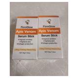 2 Pack FirmGlow Apis Venom Serum Stick - 30g/1.06oz. EXP: 1/3/2028