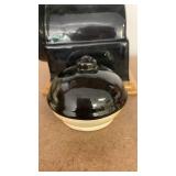 Vintage Ceramic Wheel Coffee Grinder Shaped Canister & Lid  GS80