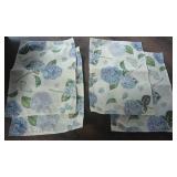 Placemat Set of 4 Floral Placemats Fresh Flowers Table Mats Set of 4 Painting Vintage Placemats Seasonal Series for Dining Room Decor DP60