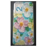 DDTKZC for Motorola Moto G 5G 2024 Phone Case Tempered Glass Protector and Double Layer Shockproof Case (Floral-Green, for Moto G 5G 2024) DP60